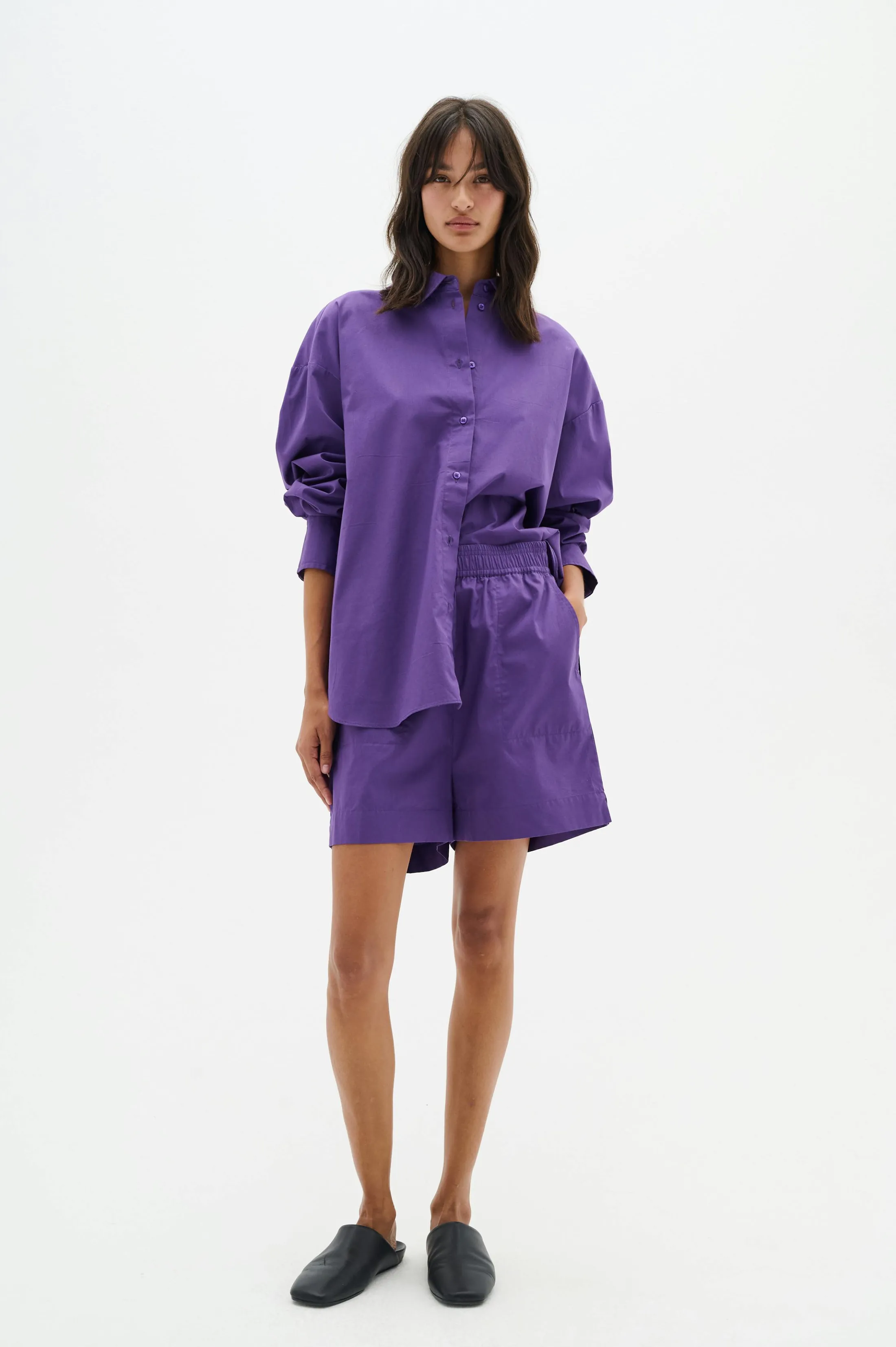 InWear AlieIW Skjorte PurpleRain Outlet