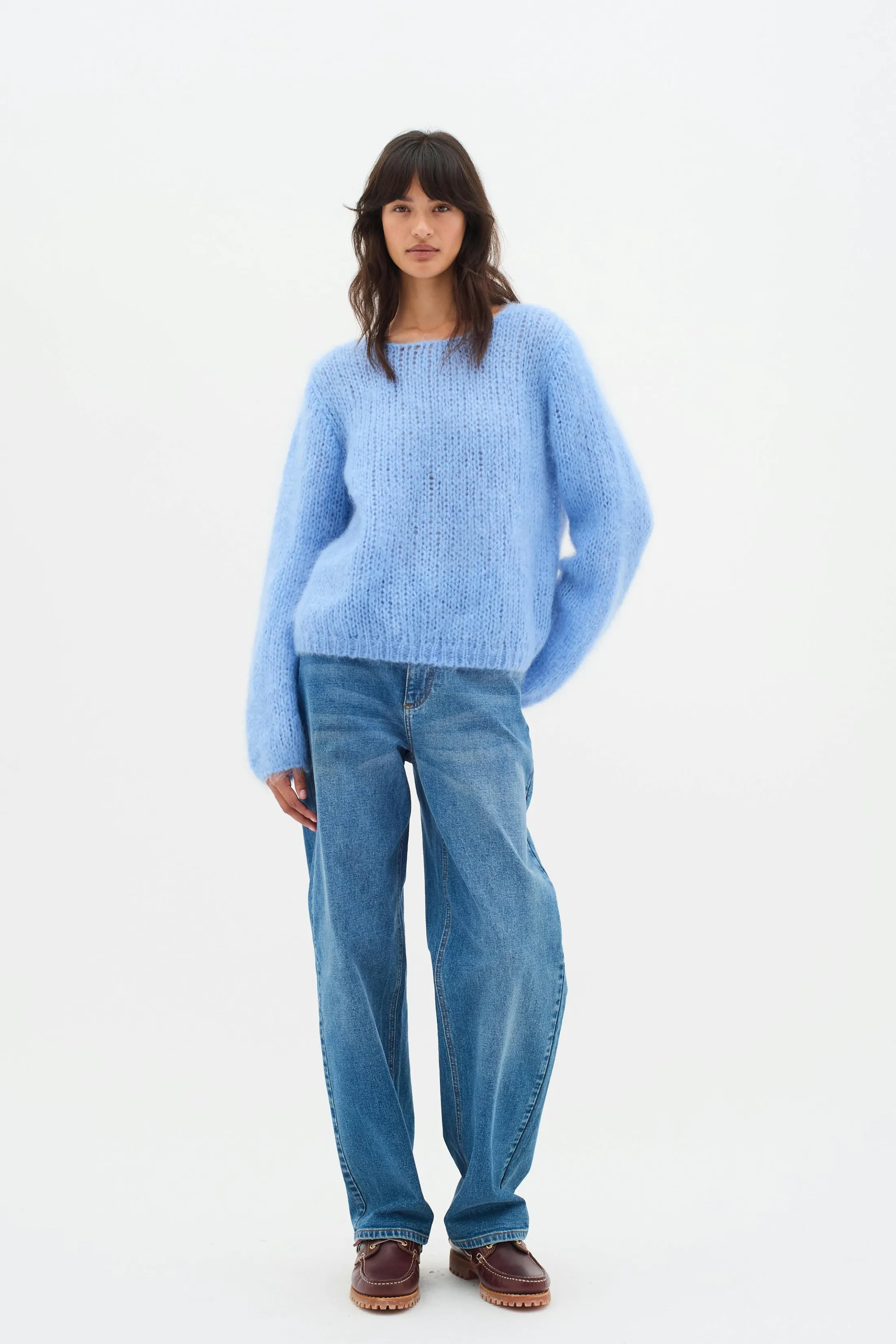 InWear JetraIW Mohair Pullover CrispyBlue Outlet